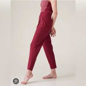 Athleta Elation Pant Coffee berry M Tall